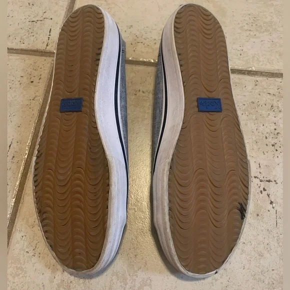 Keds Women's Gray Canvas Sneakers - Picture 6 of 9